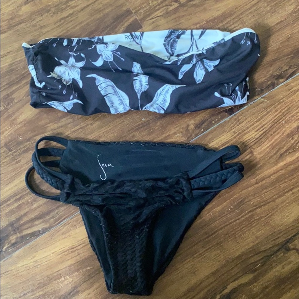 Swimsuit bottom and top